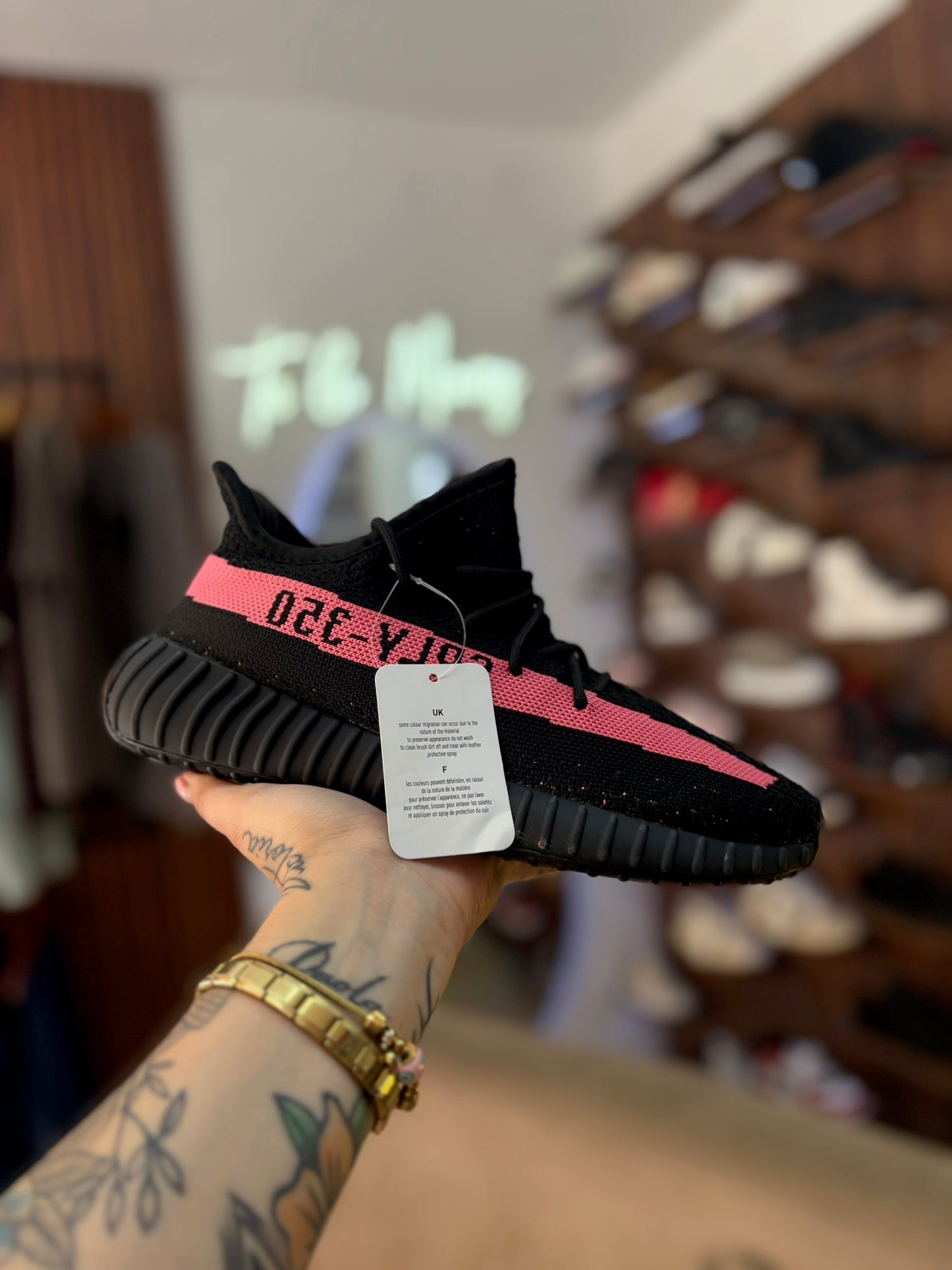 Yeezy Boost 350 V2 “Pink Stripe” Style