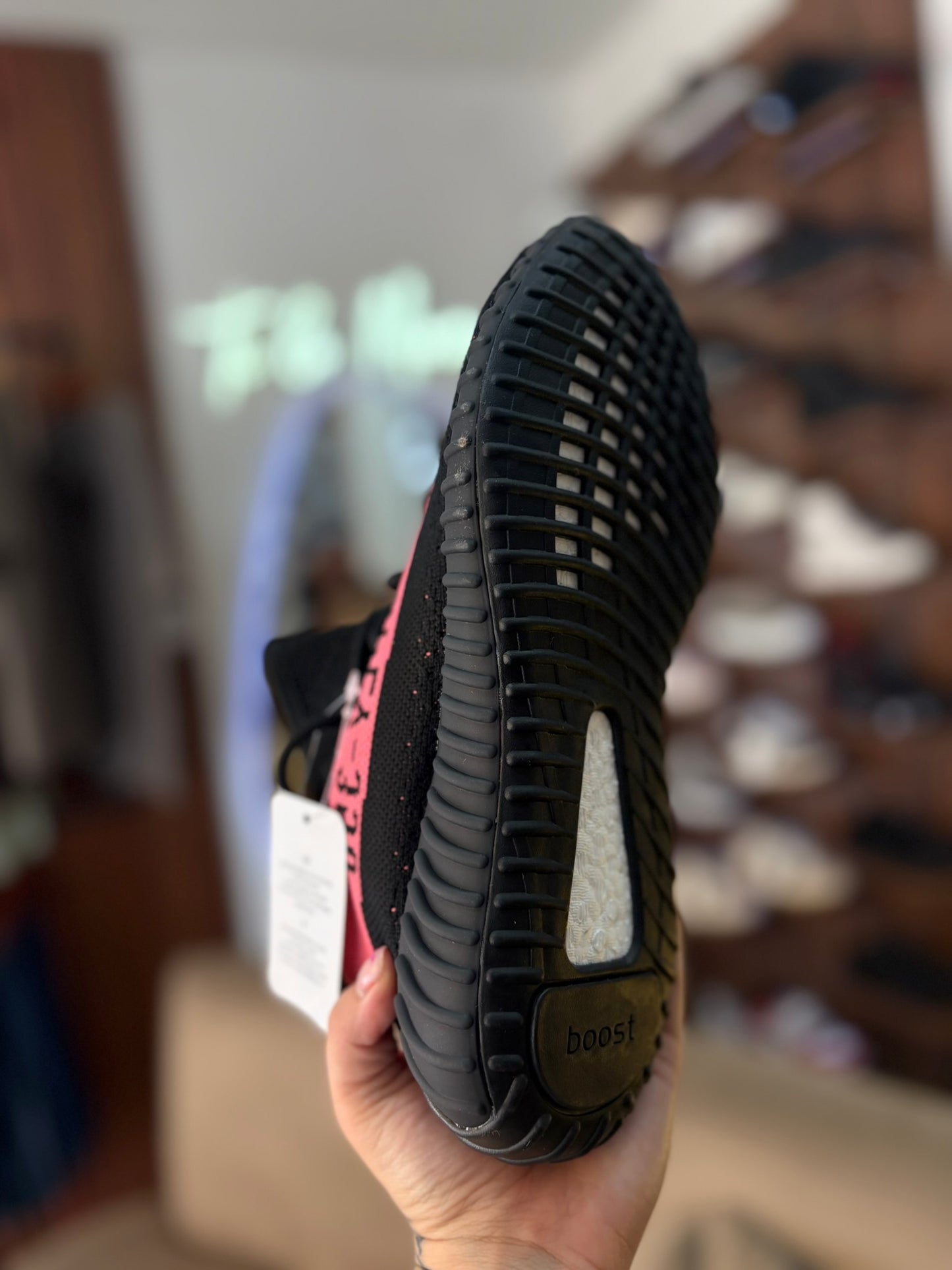 Yeezy Boost 350 V2 “Pink Stripe” Style
