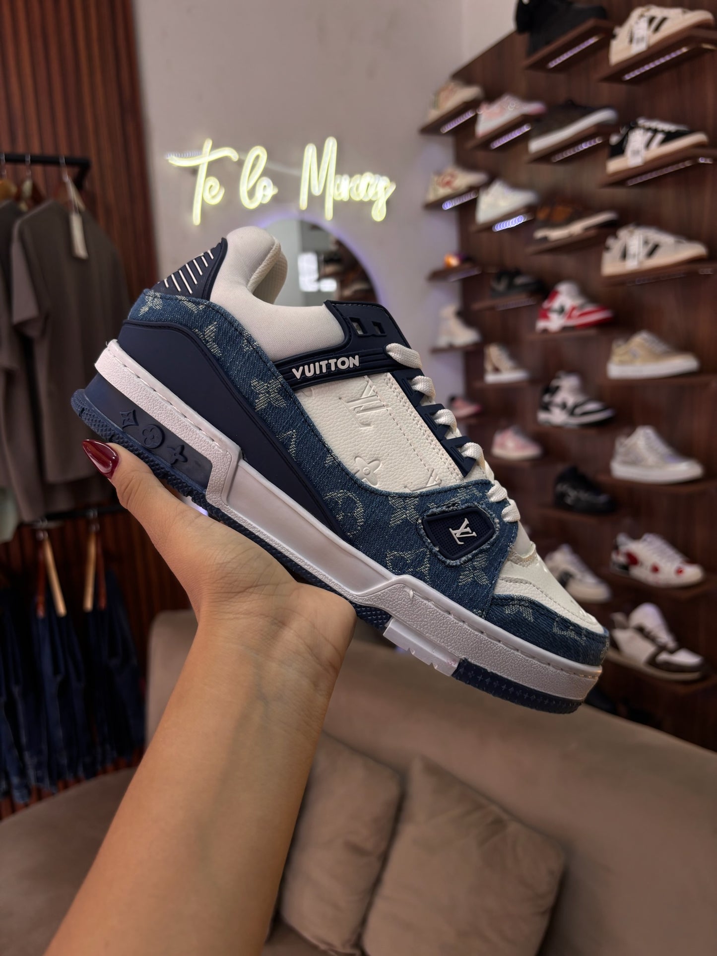 Louis Vuitton trainer Azul