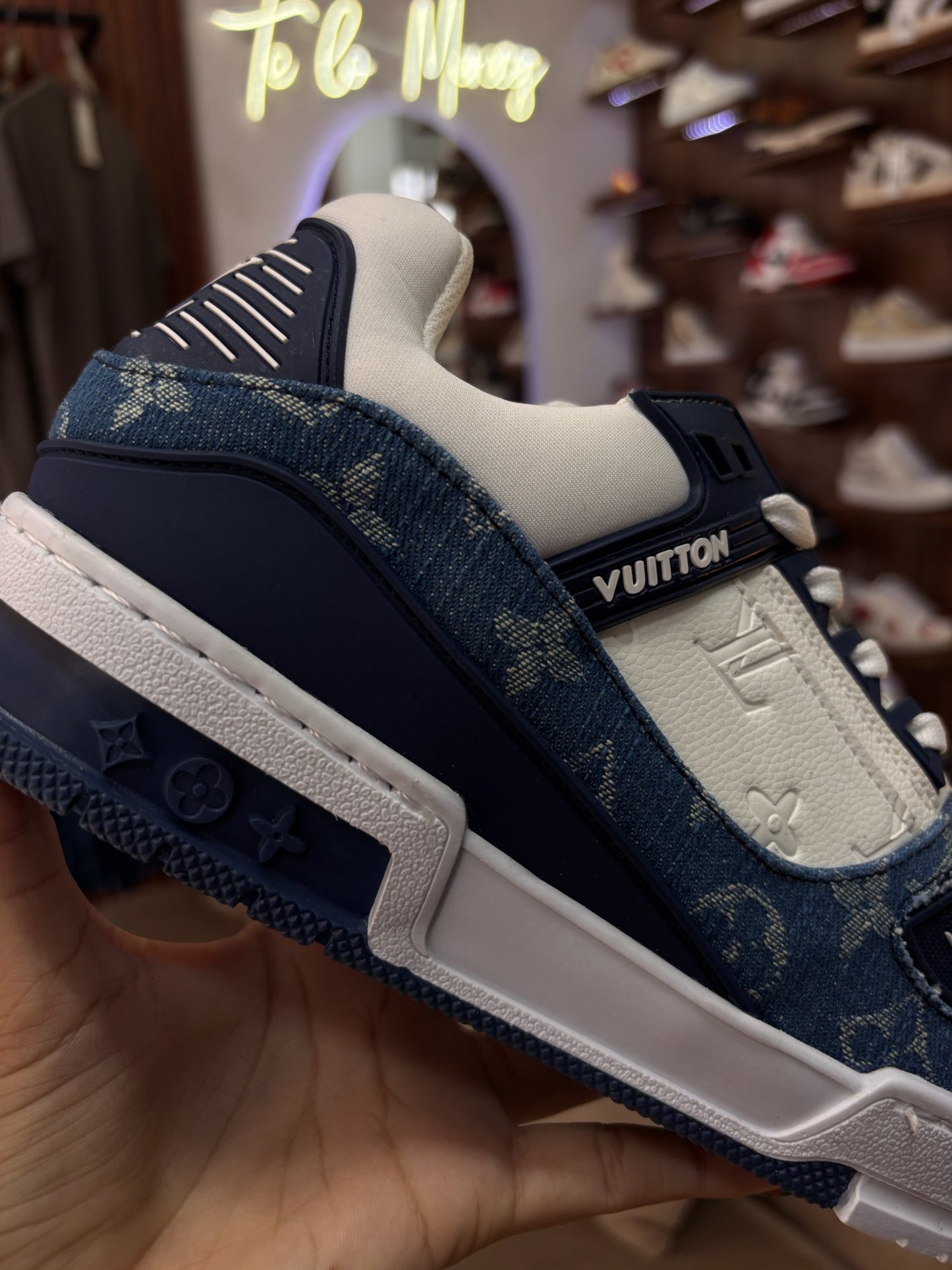 Louis Vuitton trainer Azul