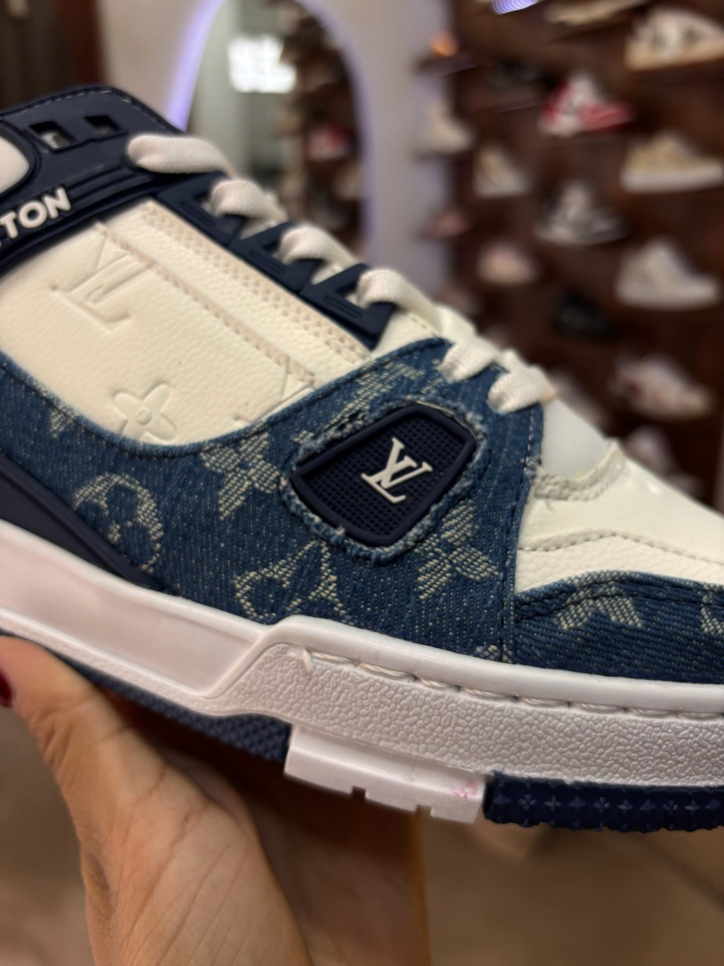 Louis Vuitton trainer Azul