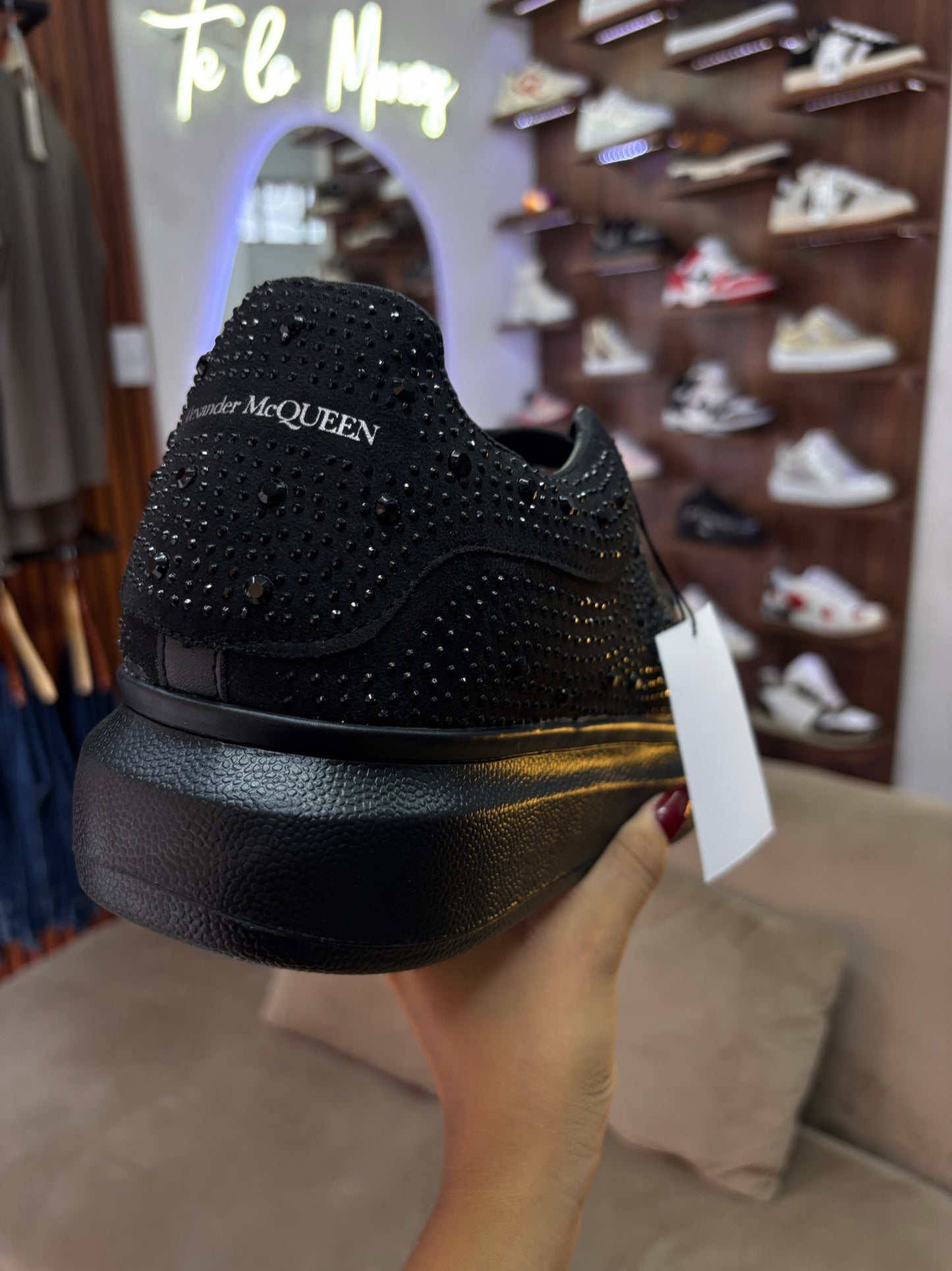 Alexander McQueen swarovski Black