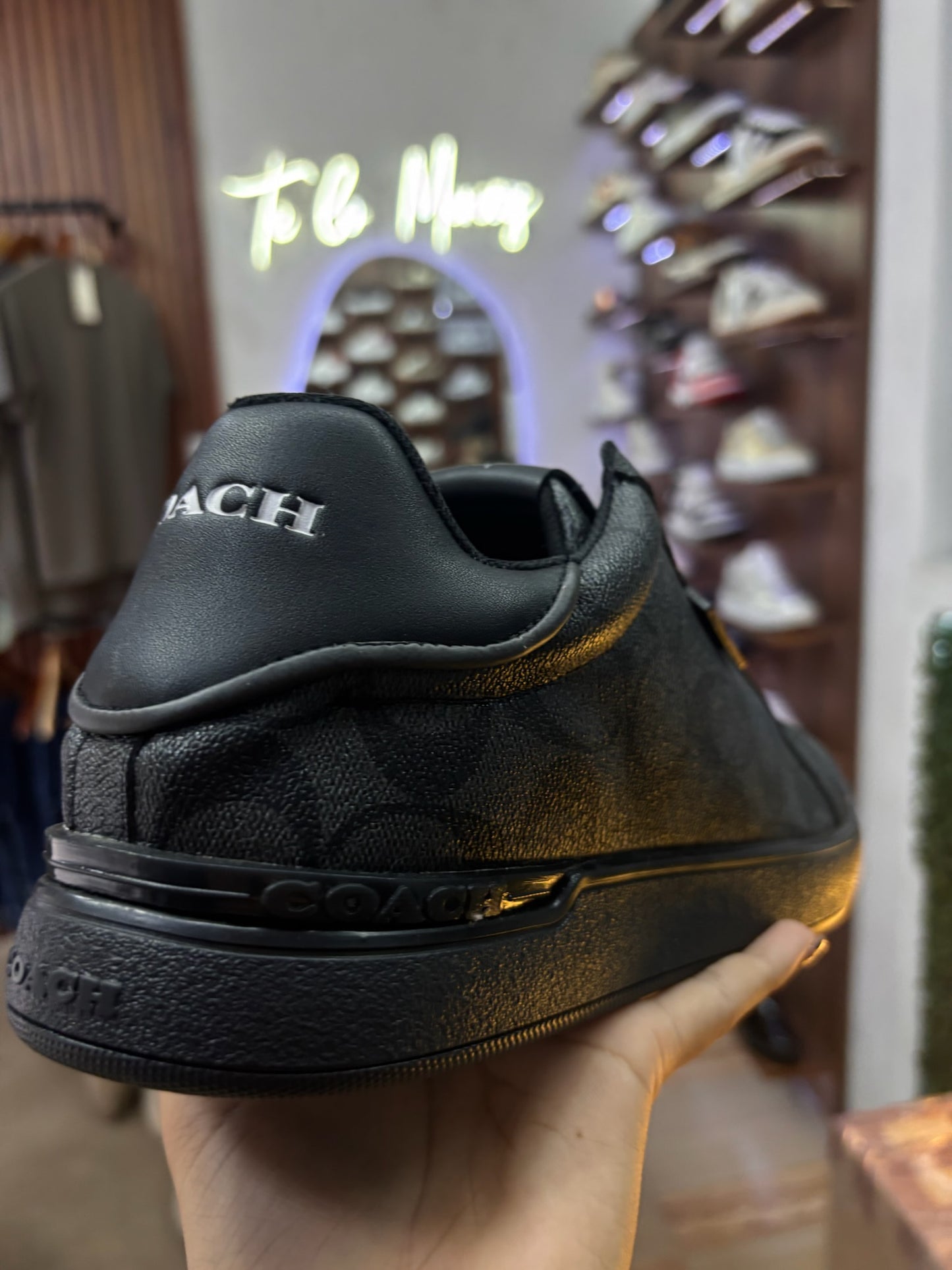 Coach Blackout Monogram