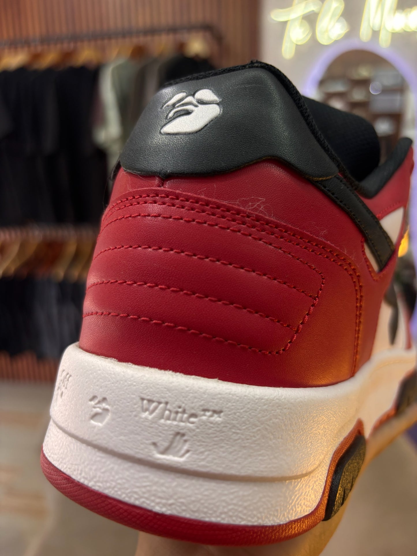 Off-White Court Red