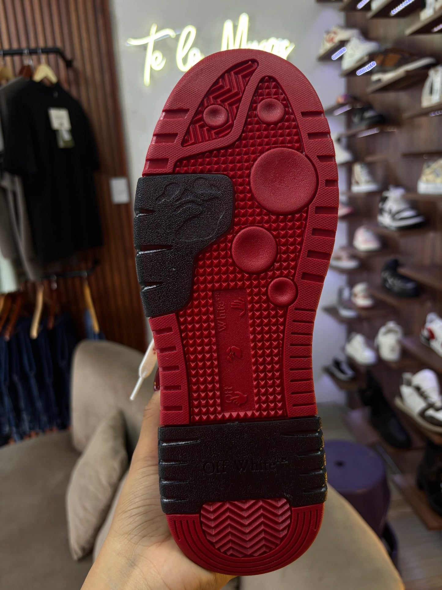 Off-White Court Red