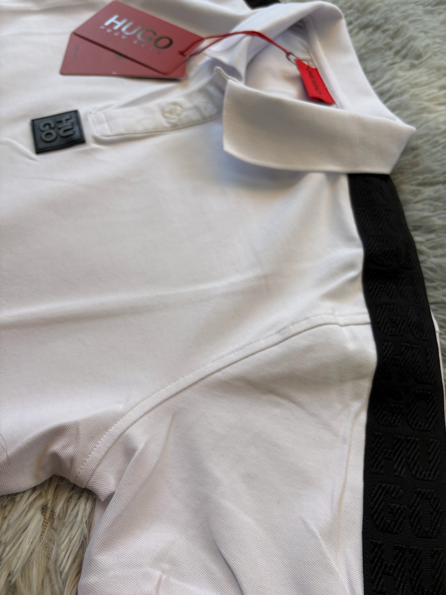 Camisa Boss Blanco Detalle Hombro