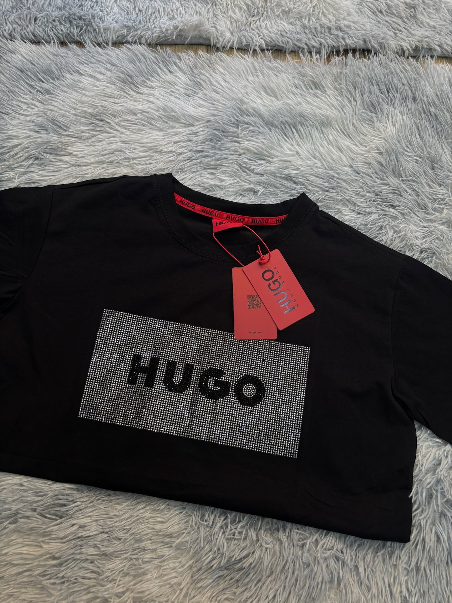 Camisa Boss Brillo Plata