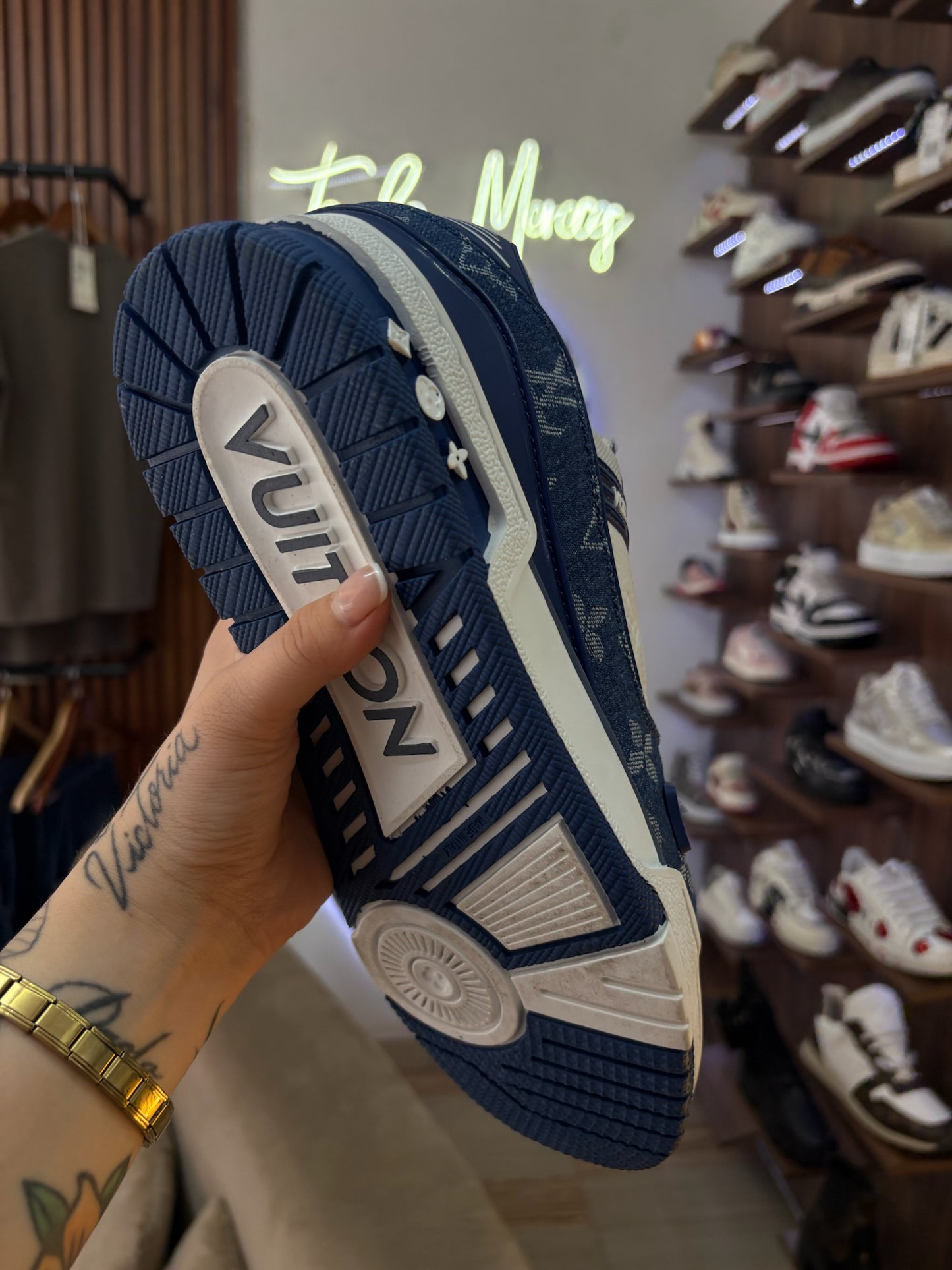 Louis Vuitton Trainer Blue G5
