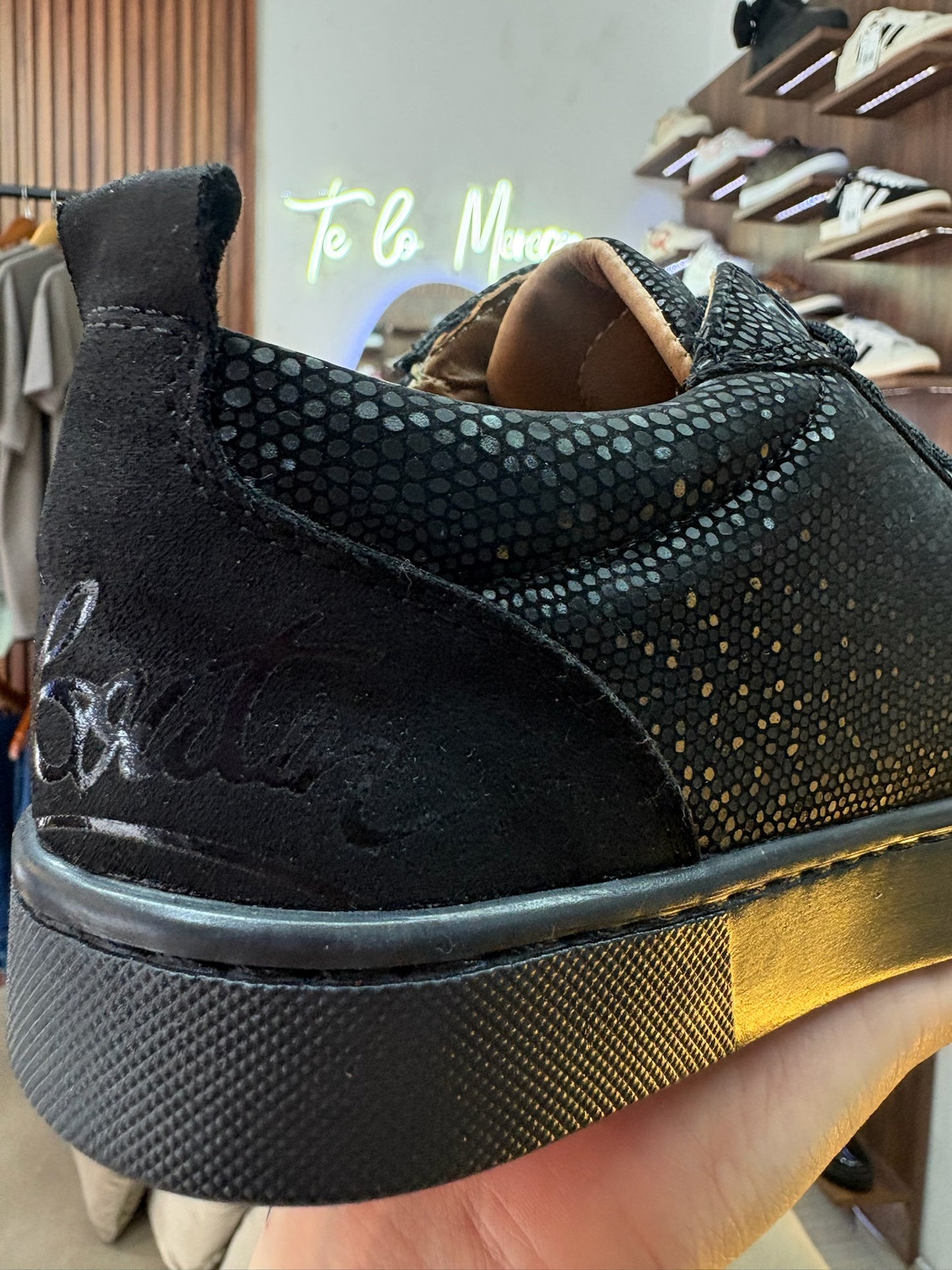 Louboutin Black Spikes