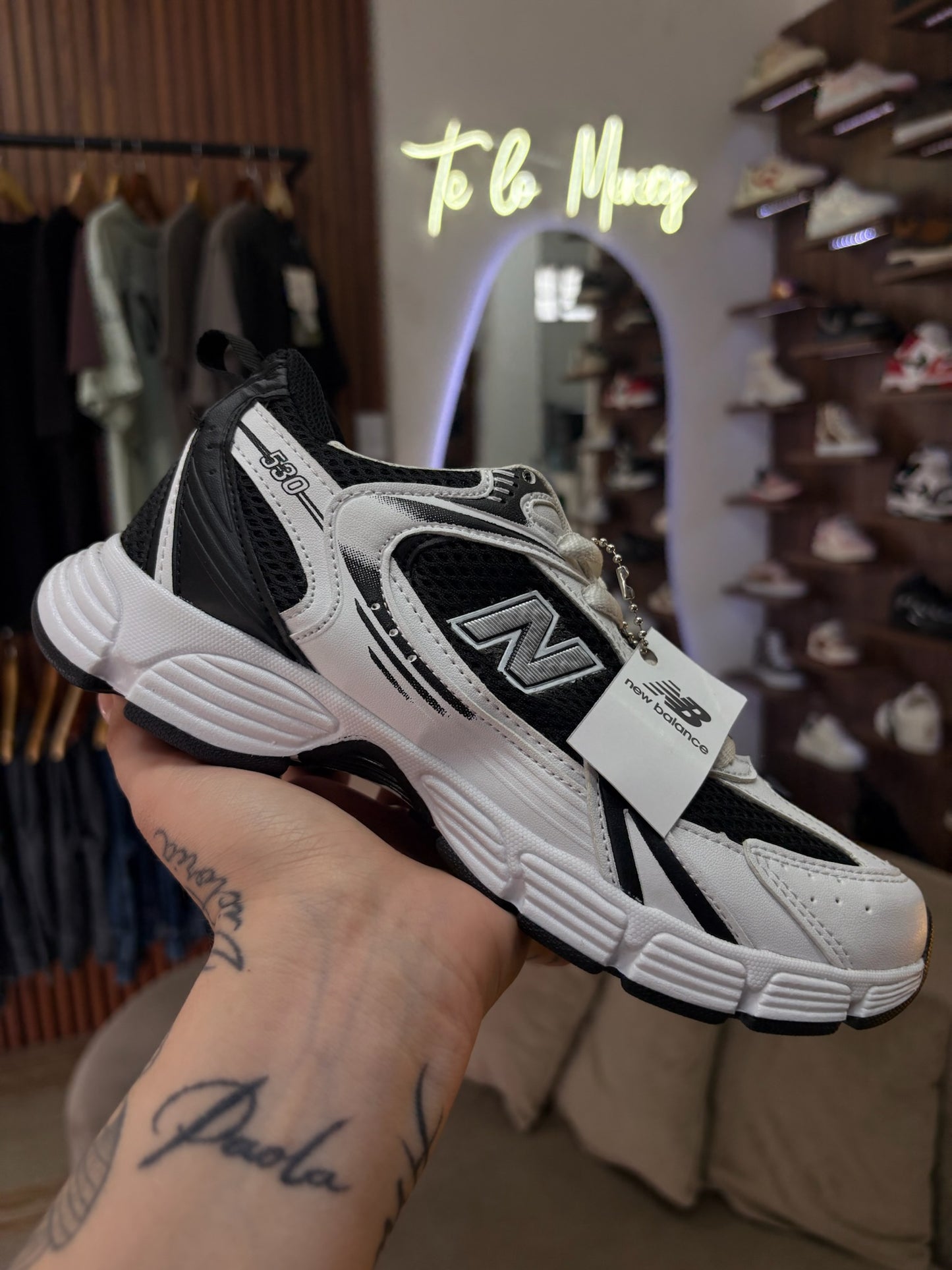 New Balance 530 Blanco/Negro