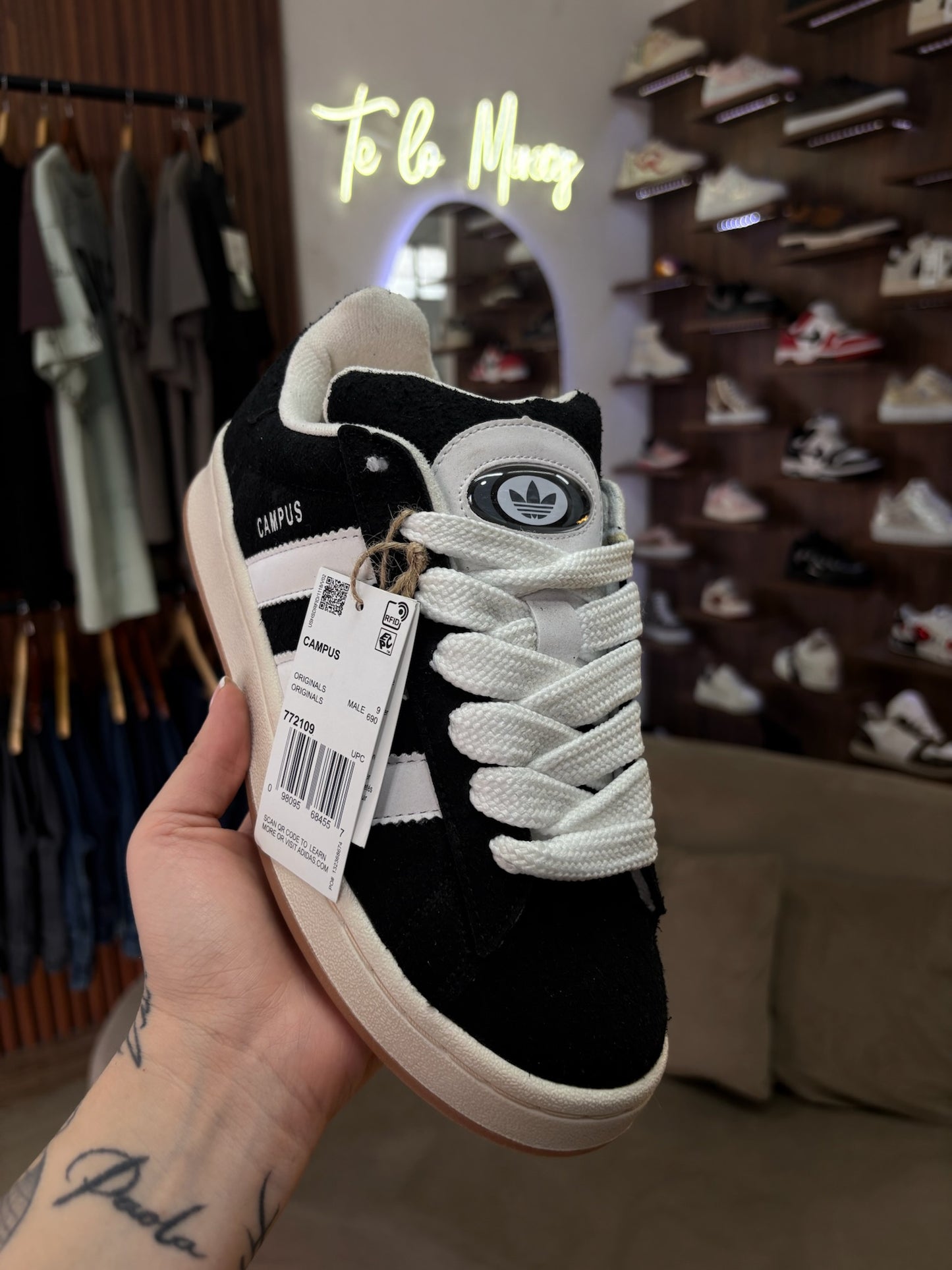 Adidas Campus Black/White