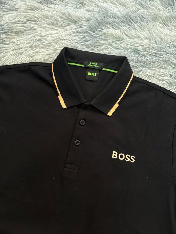 Camisa Boss Cuello Rosa