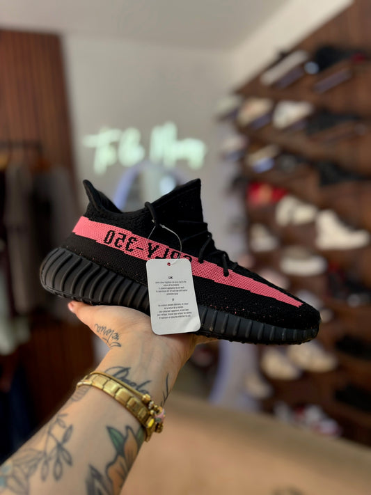 Yeezy Boost 350 V2 “Pink Stripe” Style