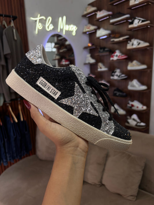 Golden goose Black Silver Star
