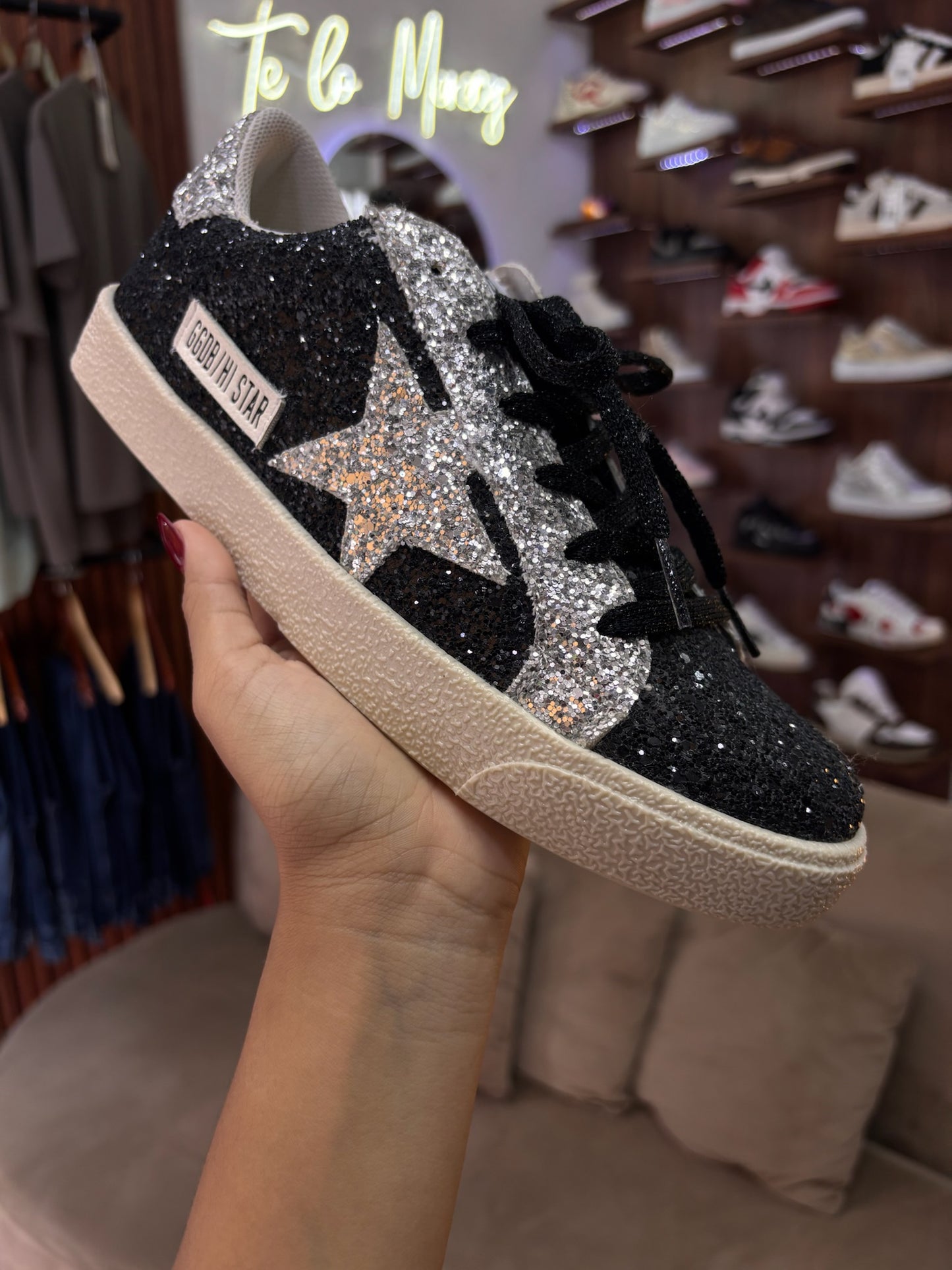 Golden goose Black Silver Star