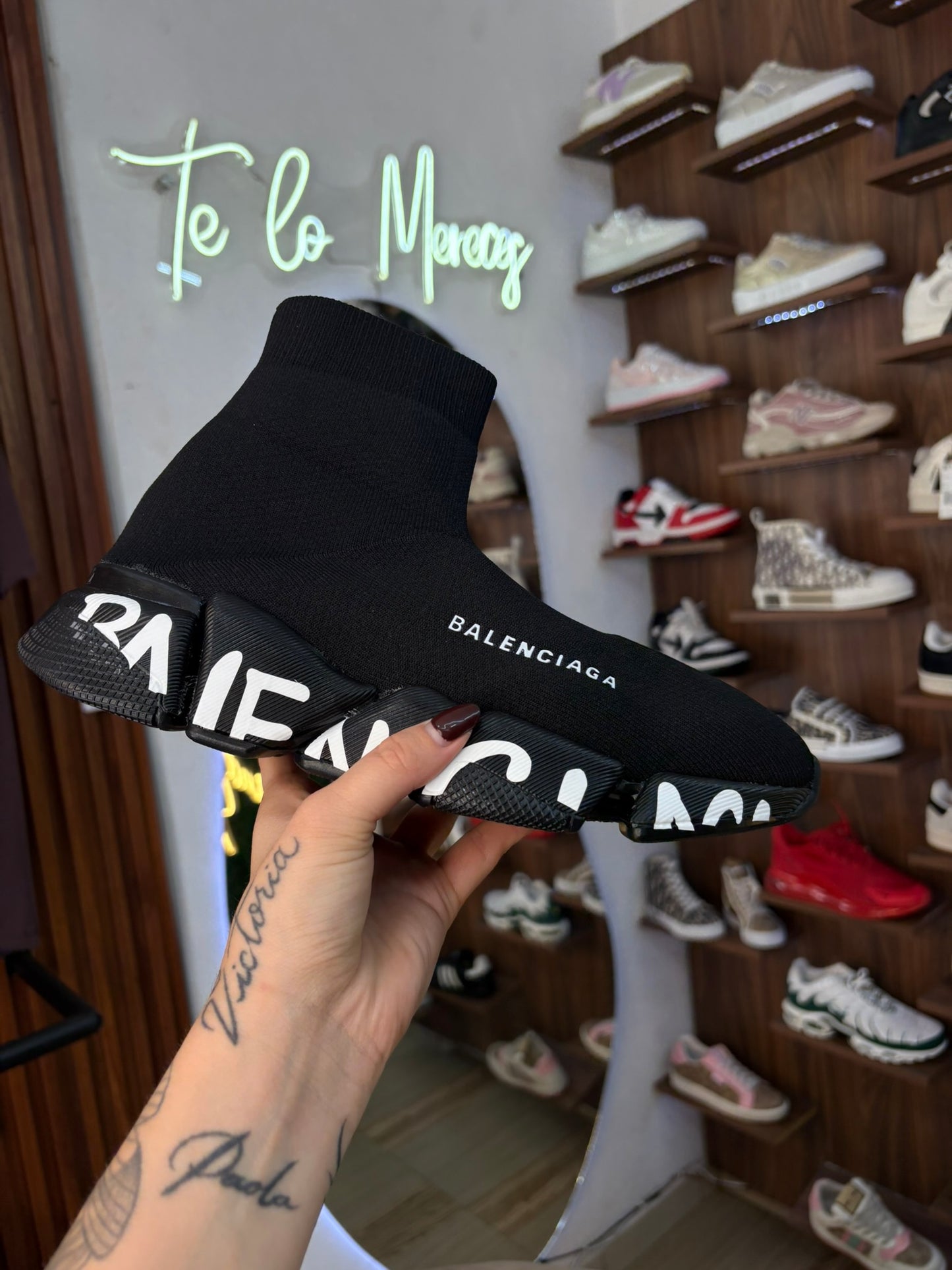 Balenciaga Total Black Grafiti