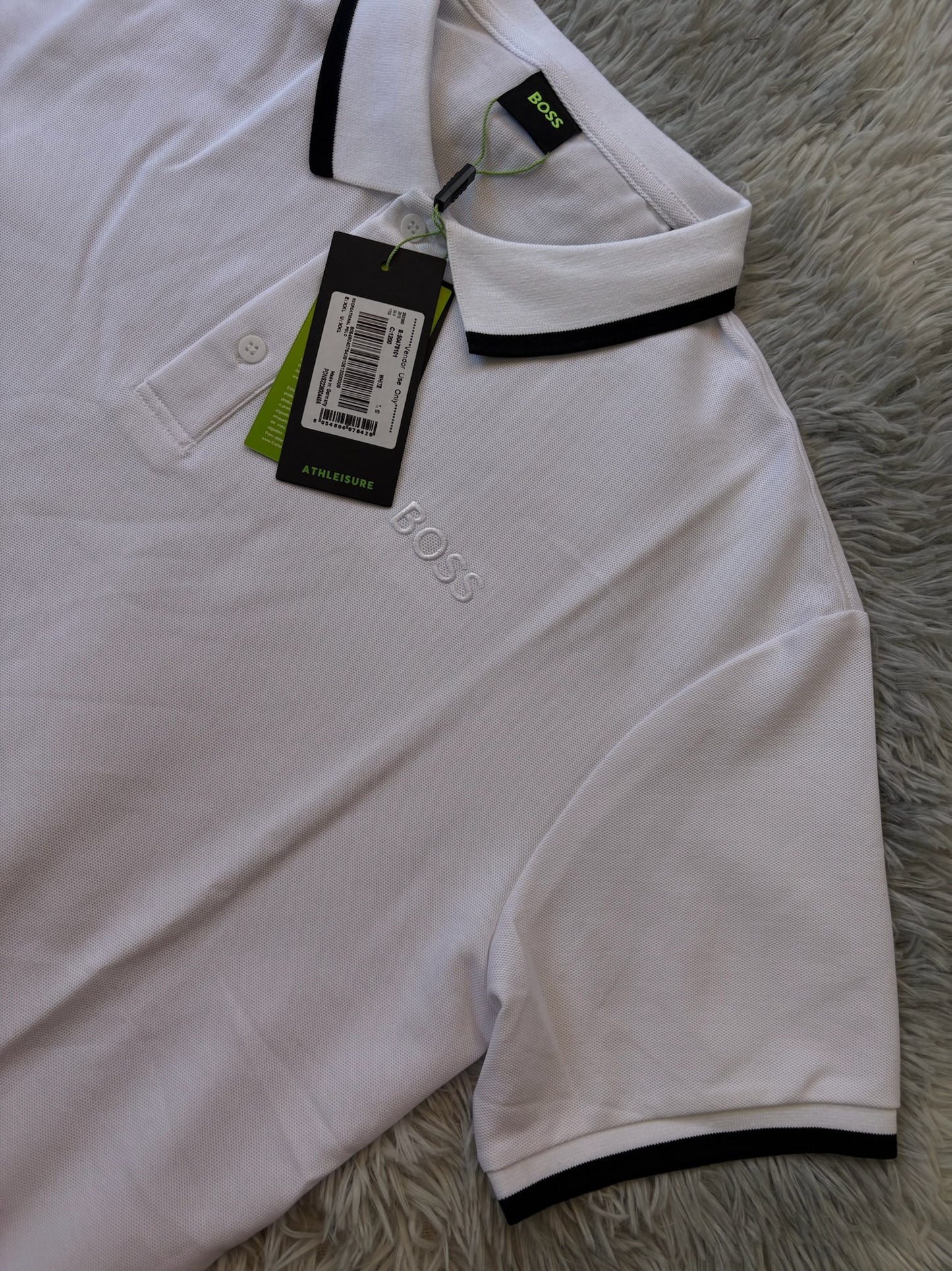 Camisa Boss Blanca Cuello Delineado