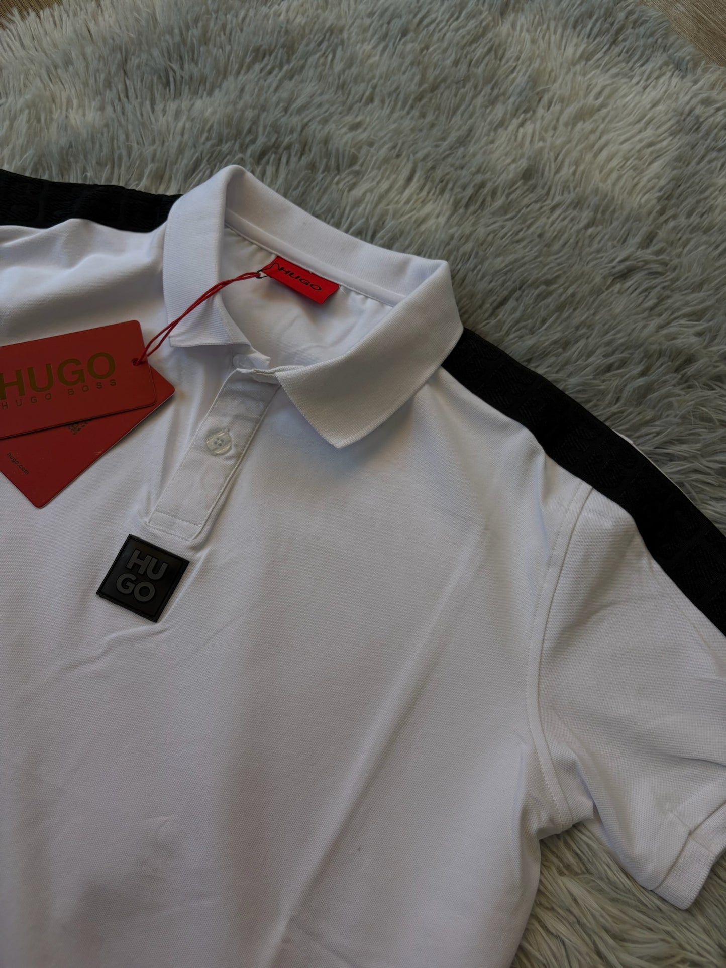 Camisa Boss Blanco Detalle Hombro