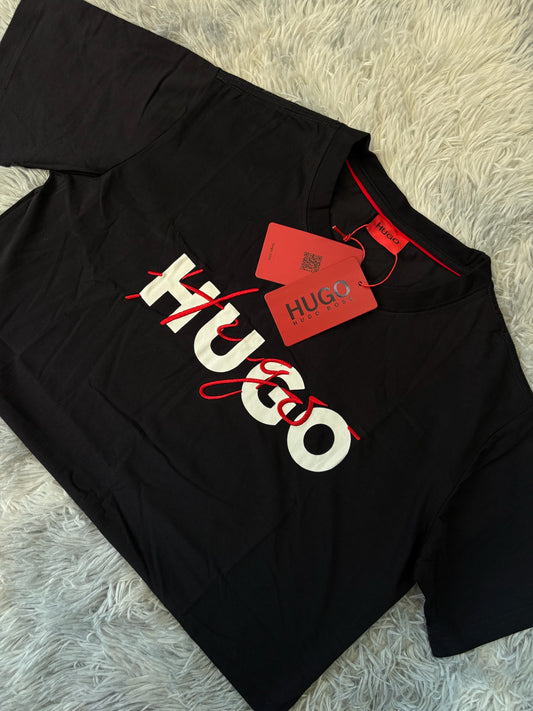 Camisa boss blanco/Rojo