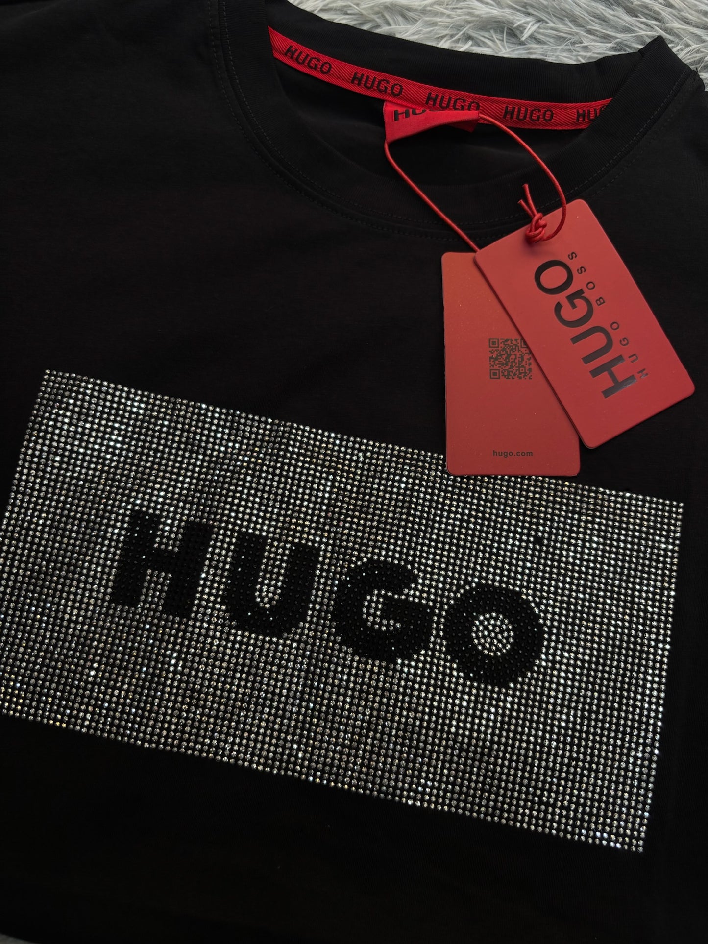 Camisa Boss Brillo Plata