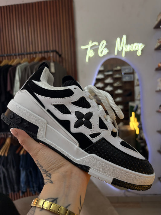 Louis Vuitton Trainer Black Flower