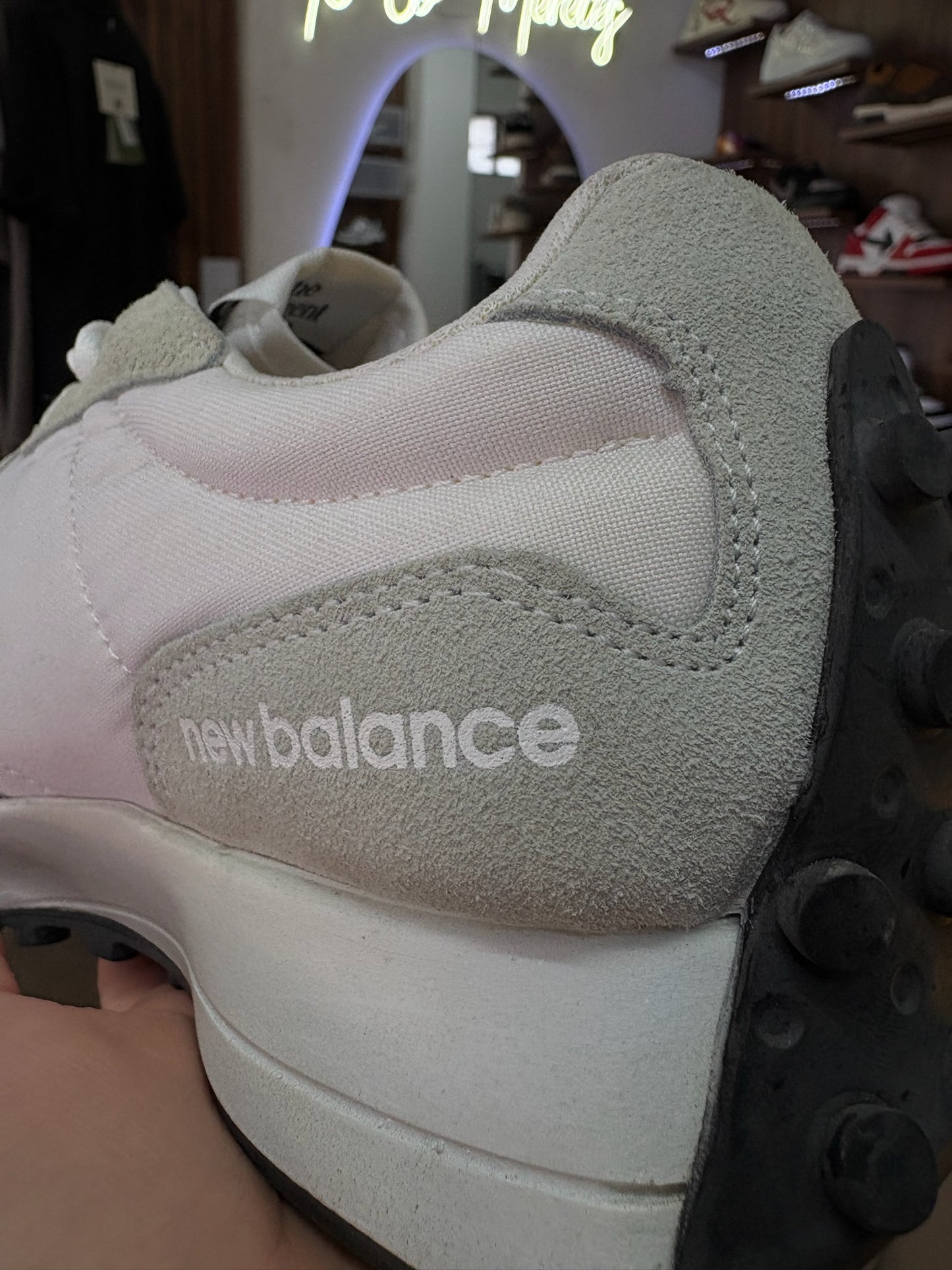 New Balance 327 Black & Cream