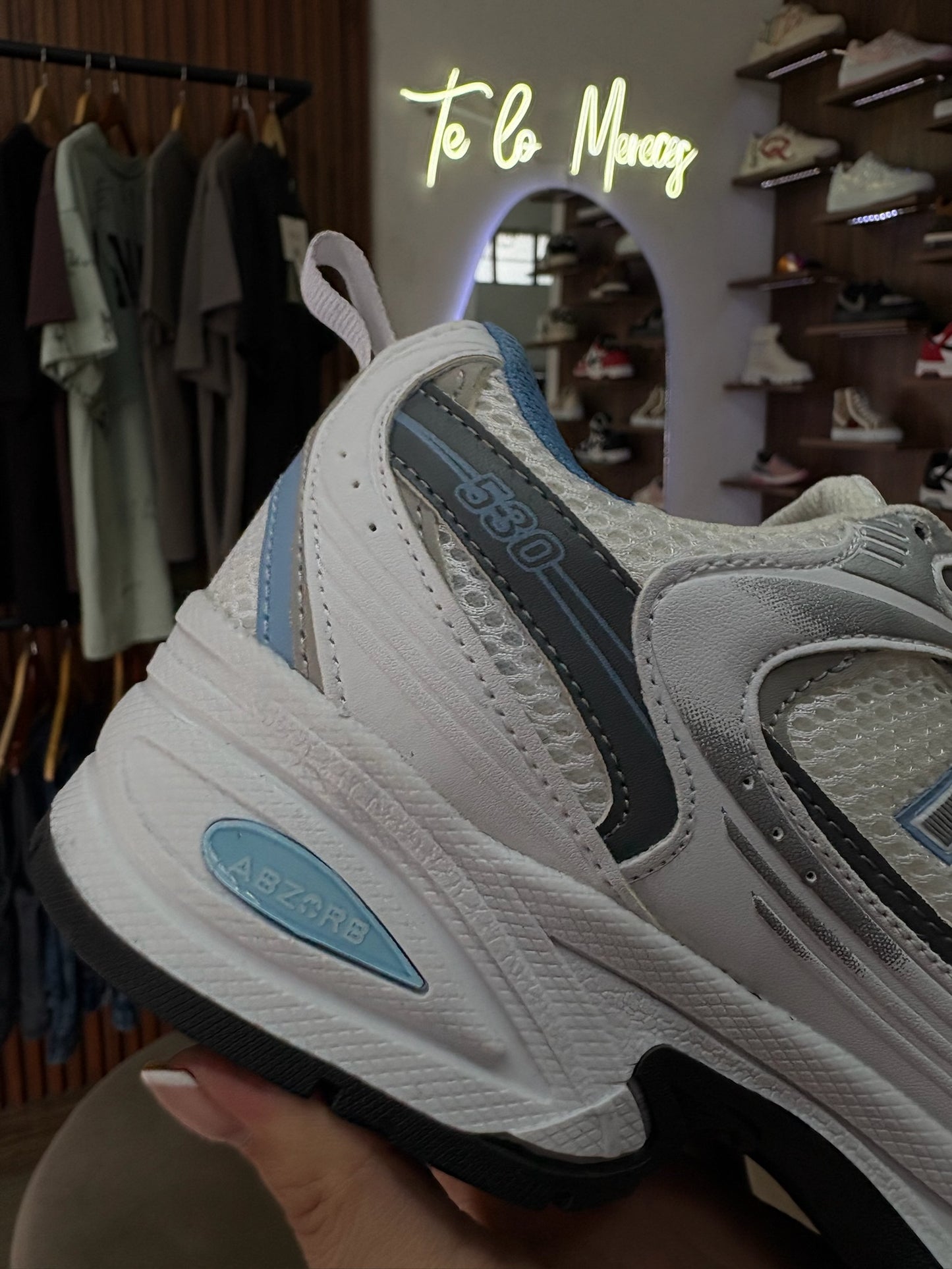 New Balance 530 Blanco Azul