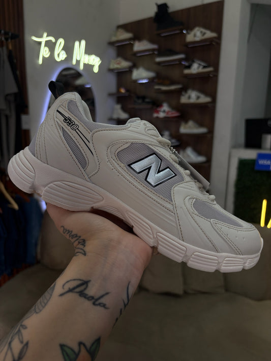 New Balance 530 White Silver